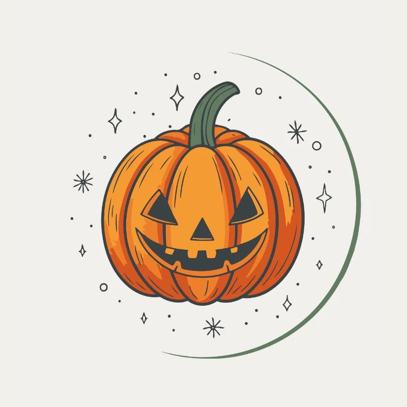 Pumpkin Jack o Lantern Festive