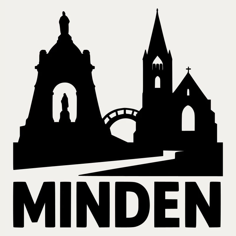 Minden Westphalie Silhouette
