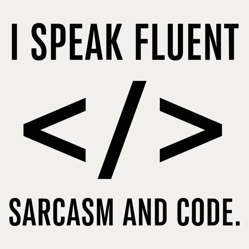 Ich spreche fließend Code