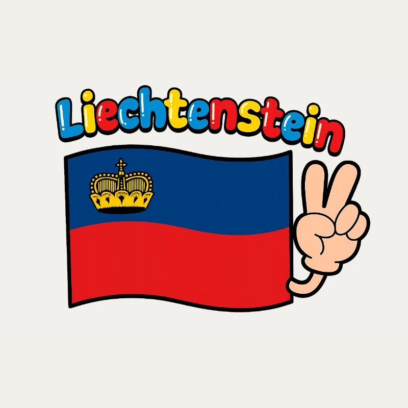 Liechtenstein Flagge