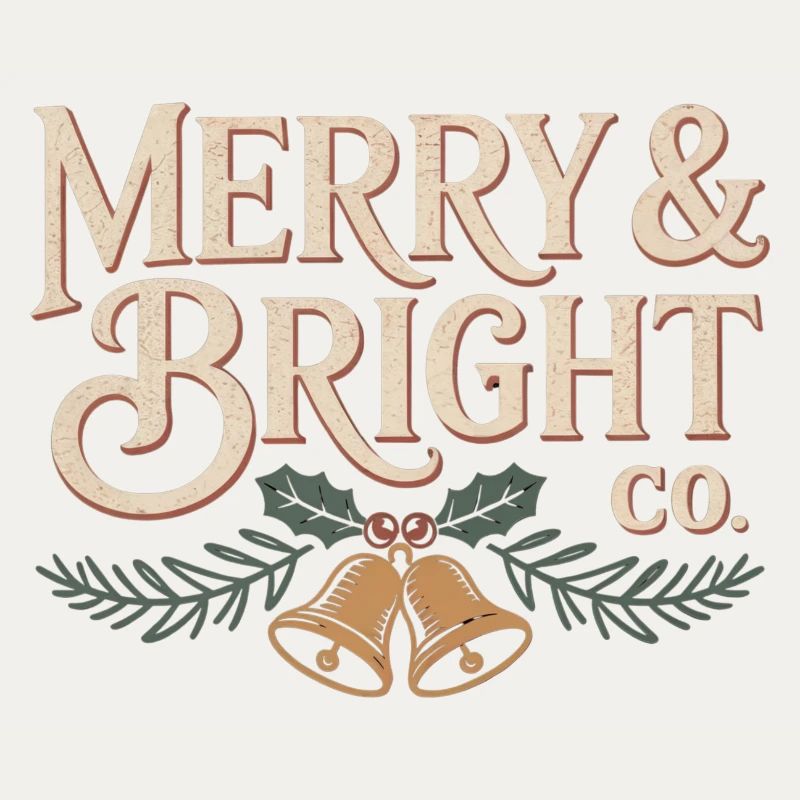 Merry & Bright Co. – Design de Noël classique