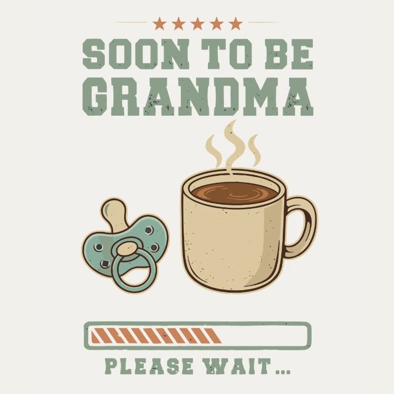 Werdender Oma loading zukünftige Großmutter