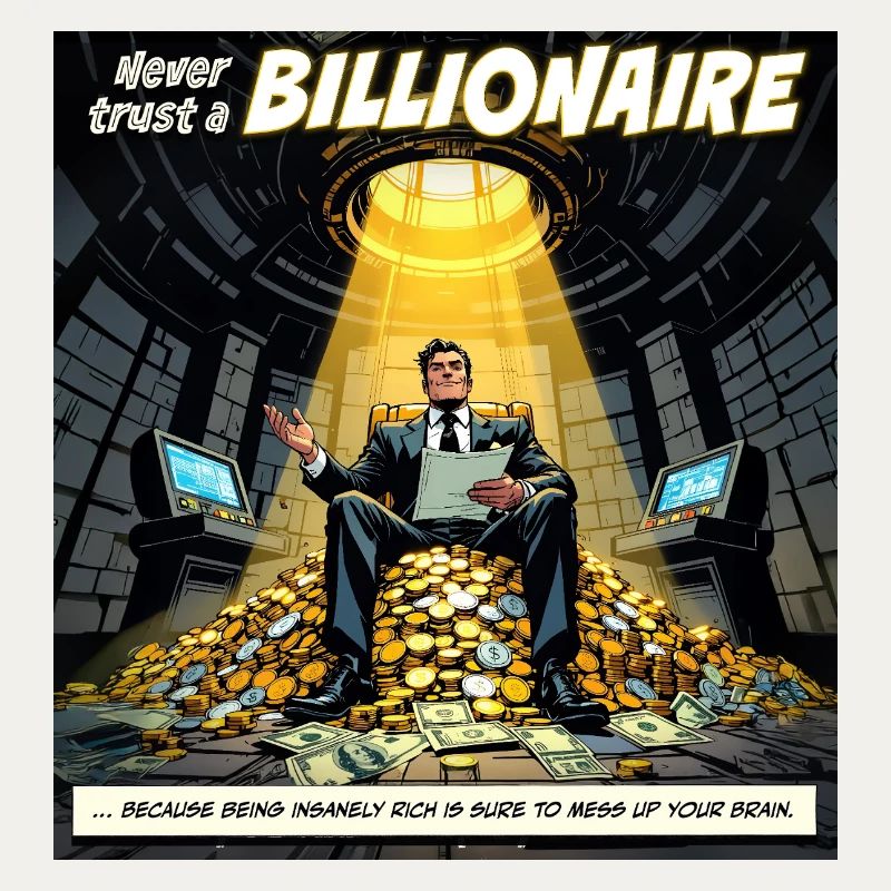 Don't trust a billionaire