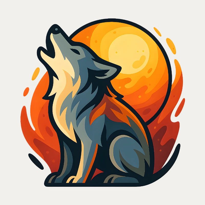 Wolf heult