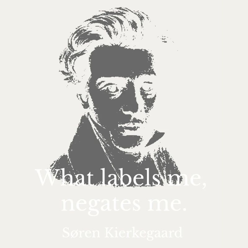 Identity vs Label Kierkegaard Portrait