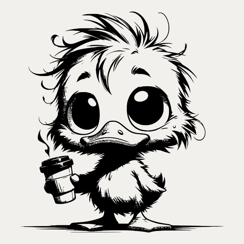 Duck in Survival Mode Caffeine Coma Mug