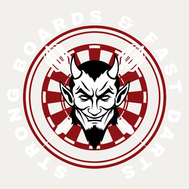 DARTS, DARTBOARD AND DEVIL 