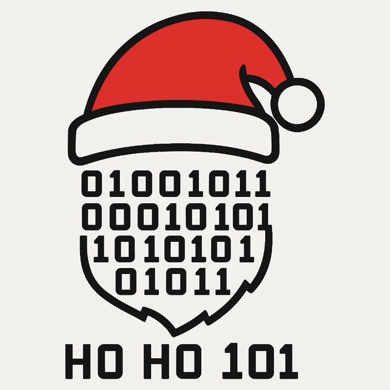 Code de Noël avec chapeau de Père Noël