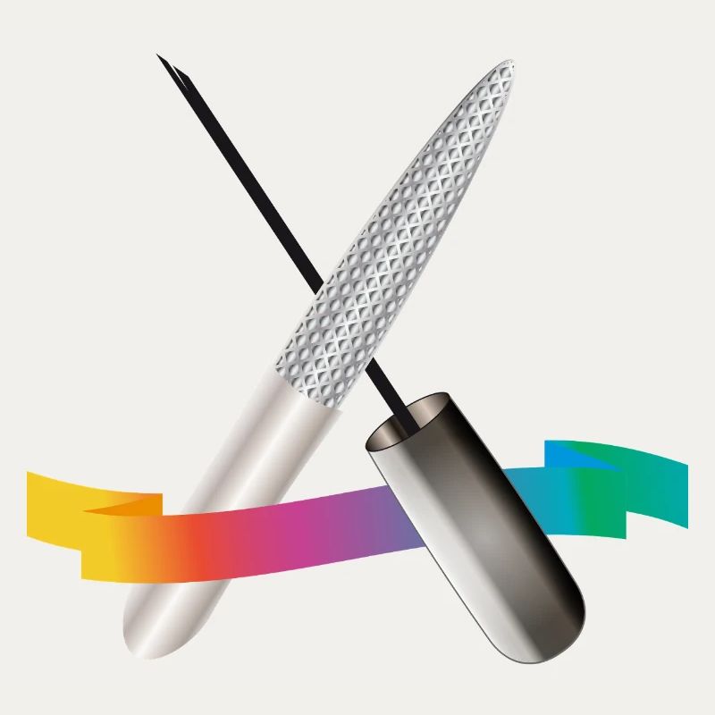 Manicure Tools with Gradient Illustration