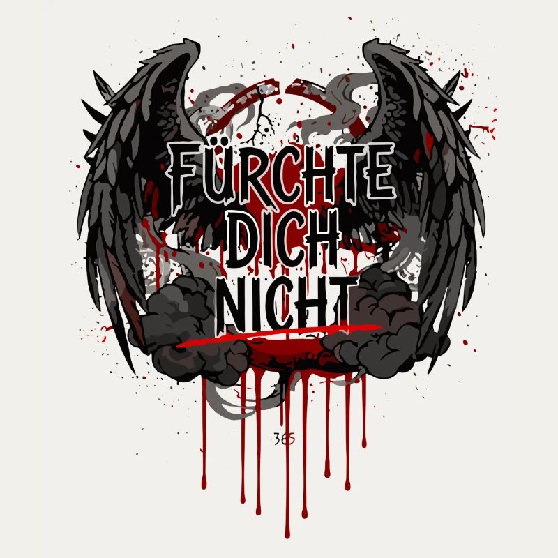 FÜRCHTE DICH NICHT Dunkel Gothic Blut