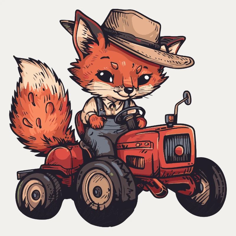 Fox Tractor Farmer
