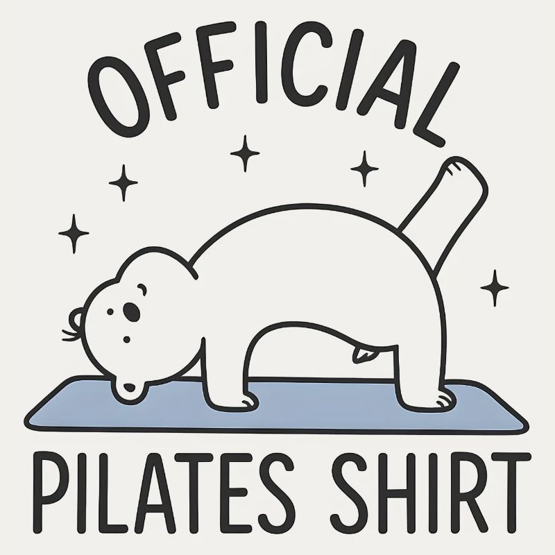 Funny Pilates Polar Bear