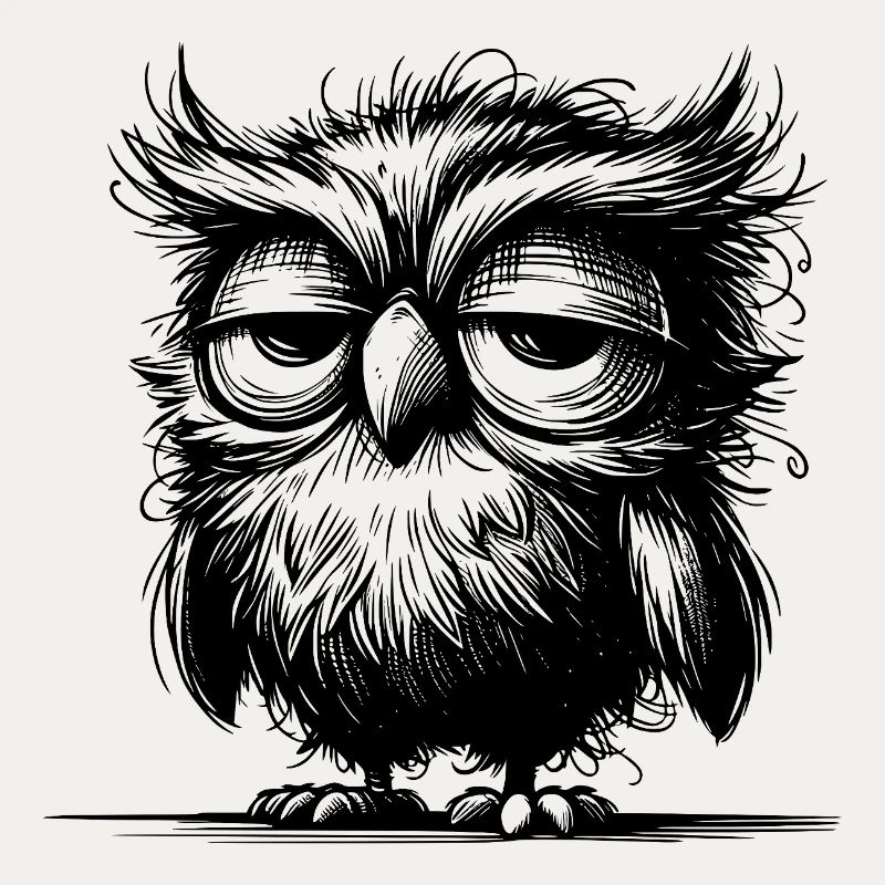 Owl, I'm not grumpy, just not well rested