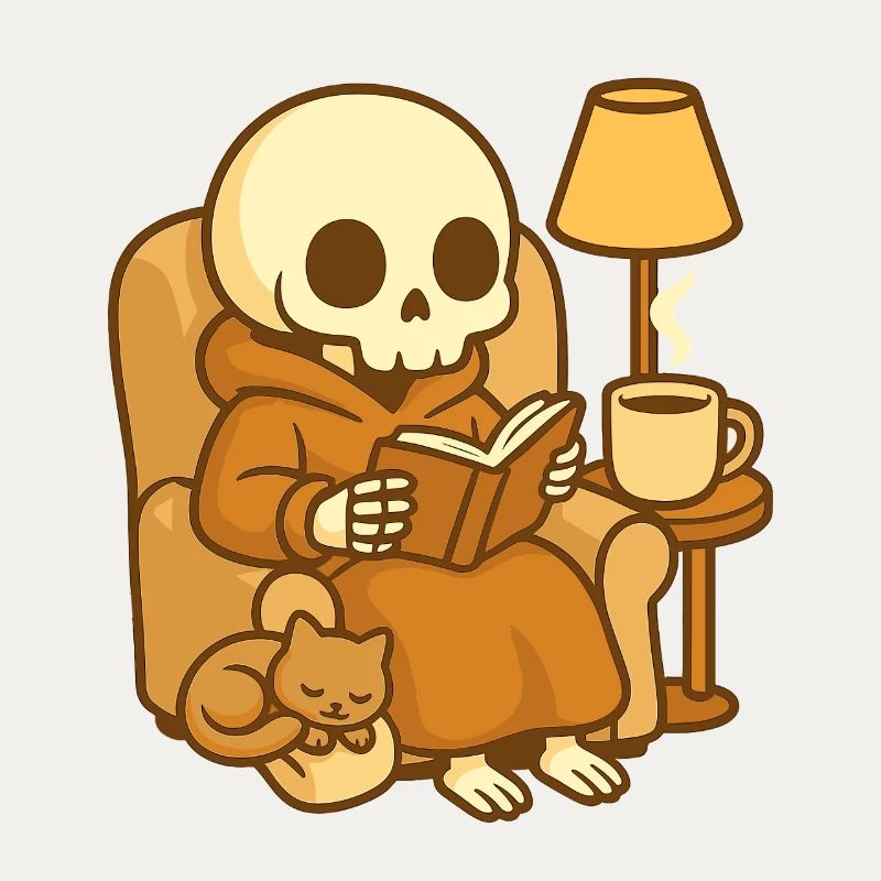 Reading Skeleton – Lecture Douillette
