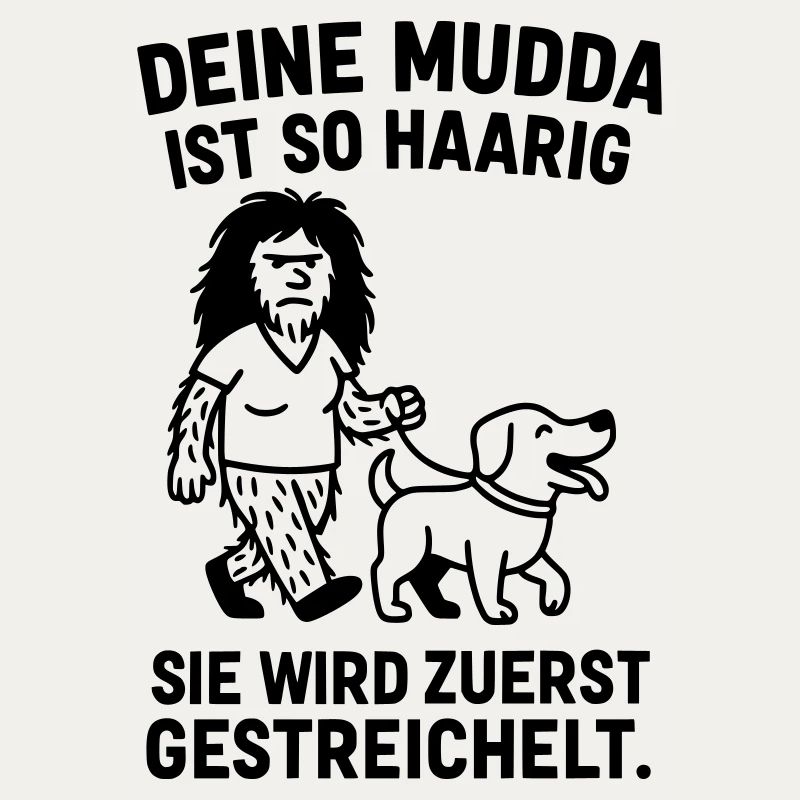 deine mutter haarig witz