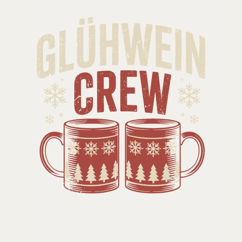 Équipe du vin chaud Marché de Noël joyeux