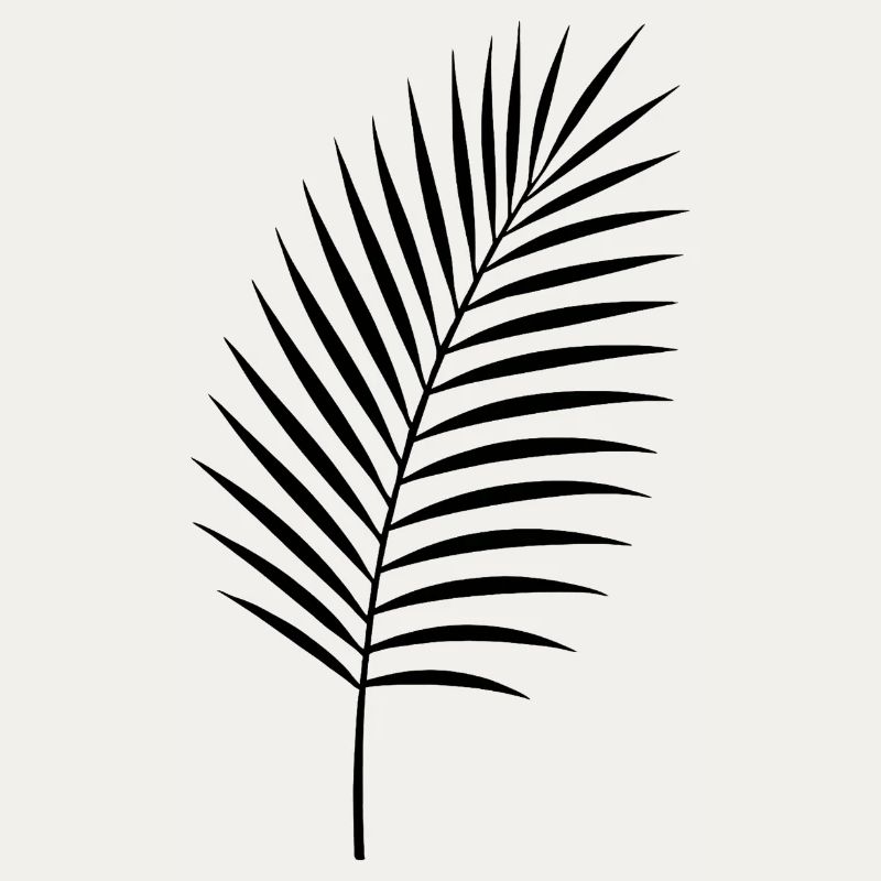 Palm Leaf Silhouette