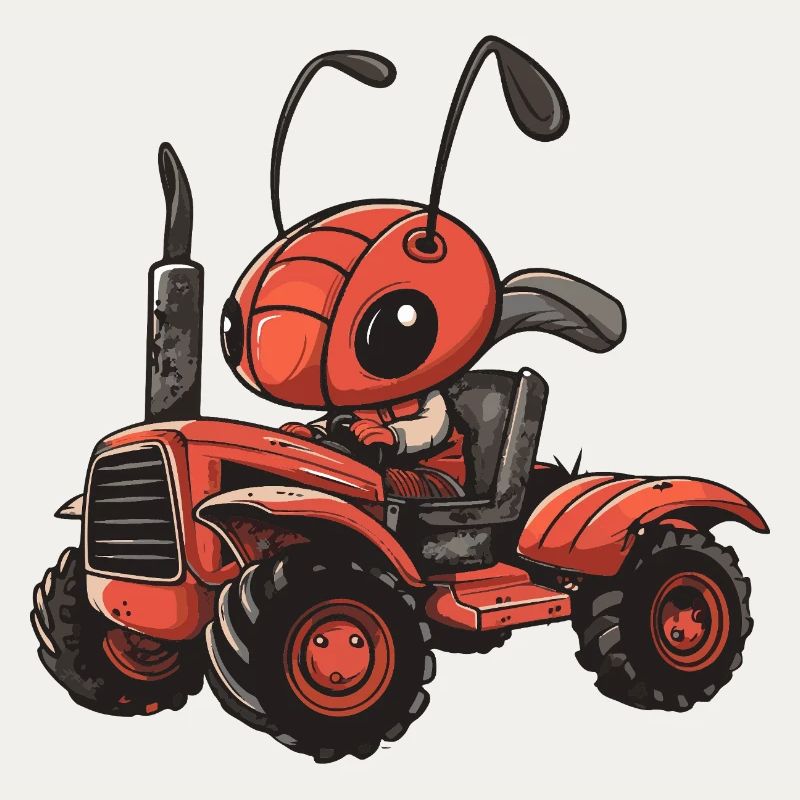 Ant Tractor Farmer