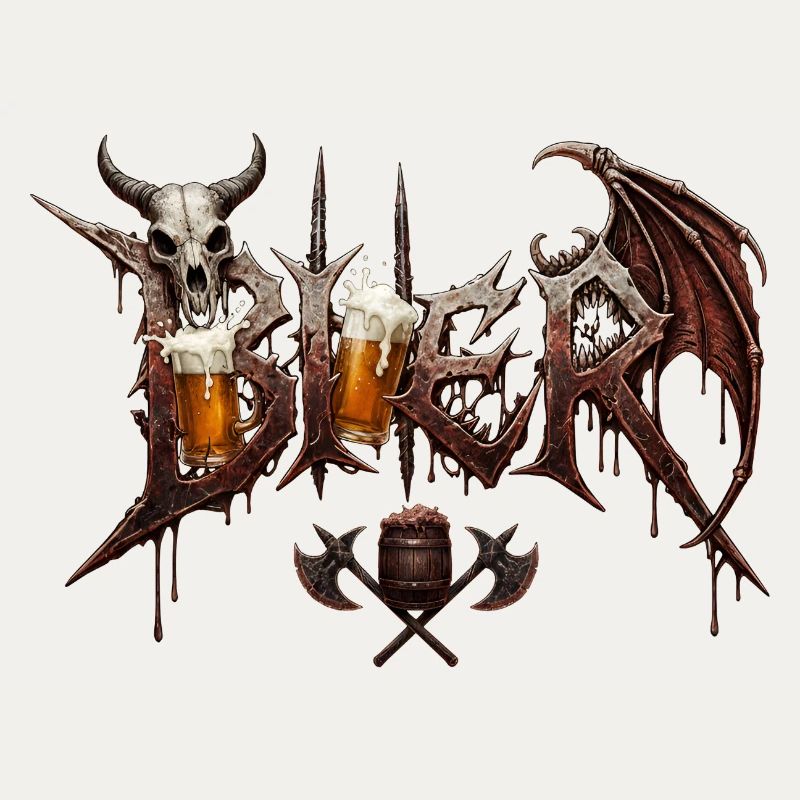 Drinking beer