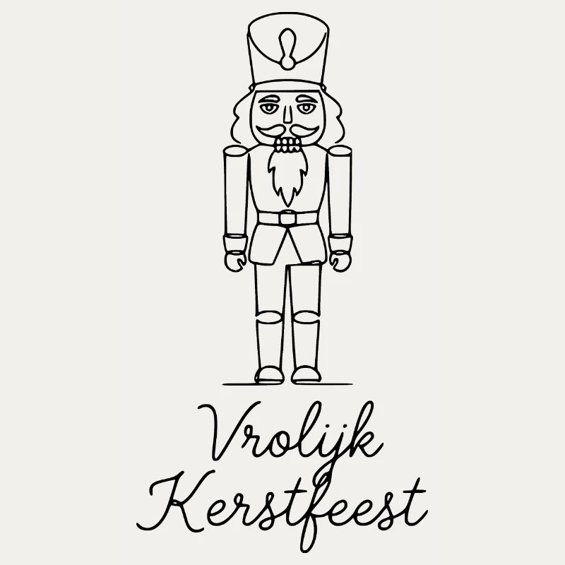 Vrolijk Kerstfeest Nutcracker Christmas