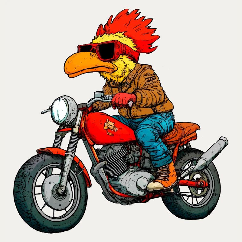 Motorcyclist Chicken