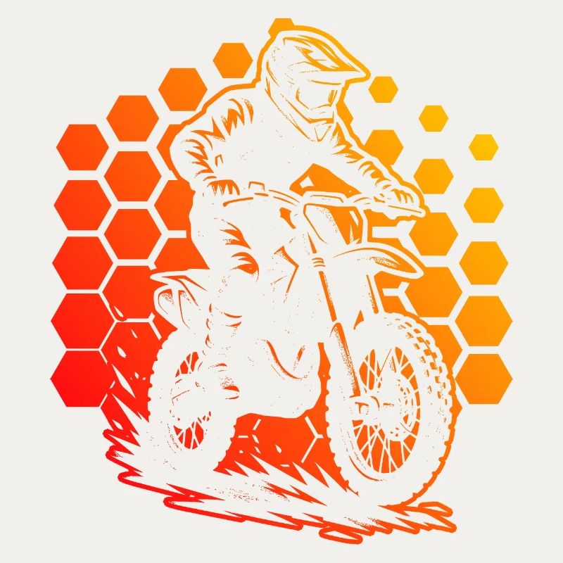 Conception compacte du motocross