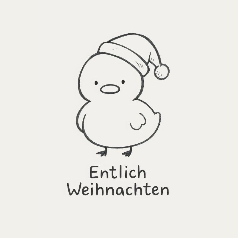 Entlich Christmas Chick Duck