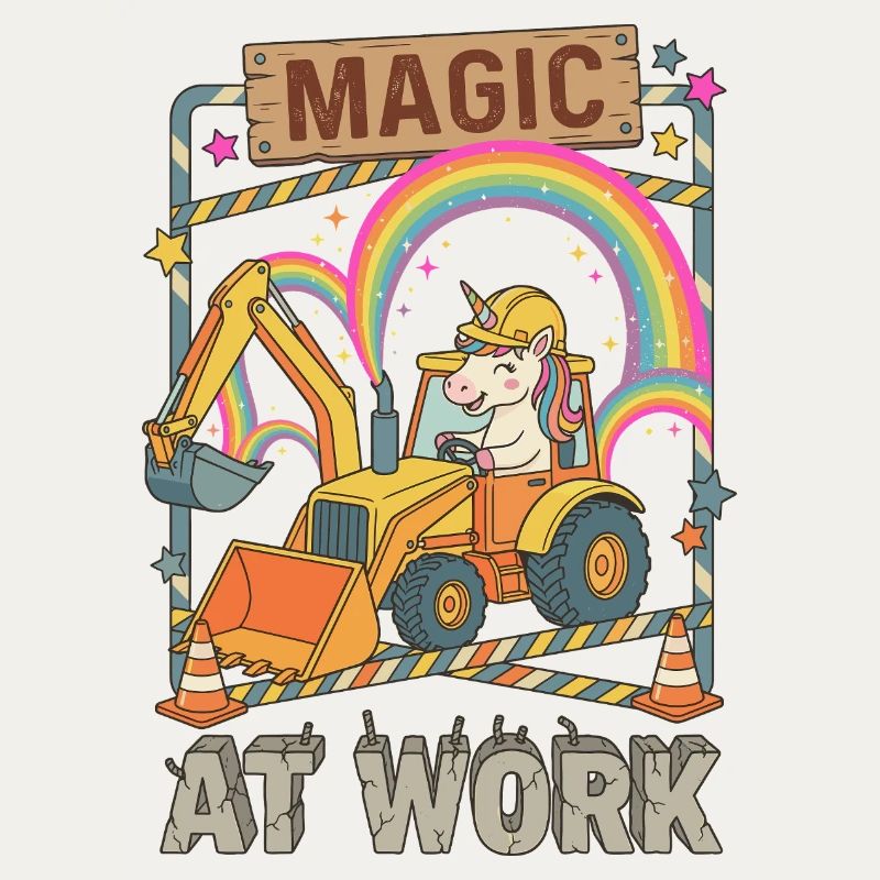Magic At Work Einhorn Bagger