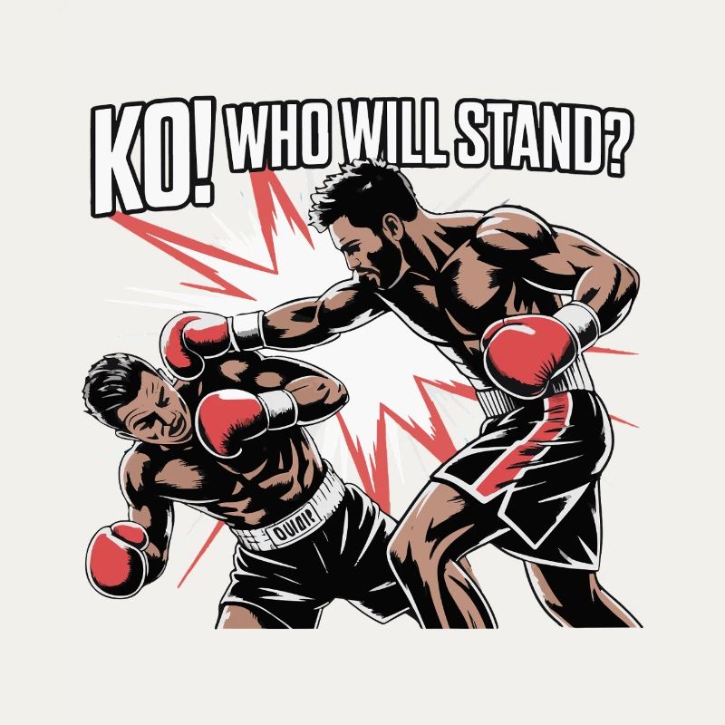 Explosion graphique de boxe par KO Showdown