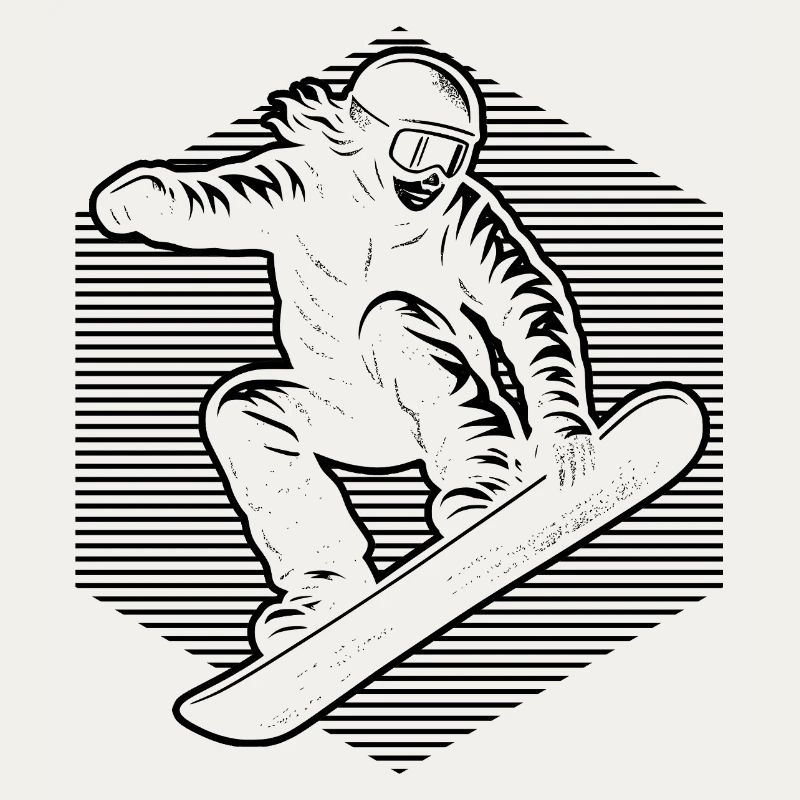 Conception de snowboarder