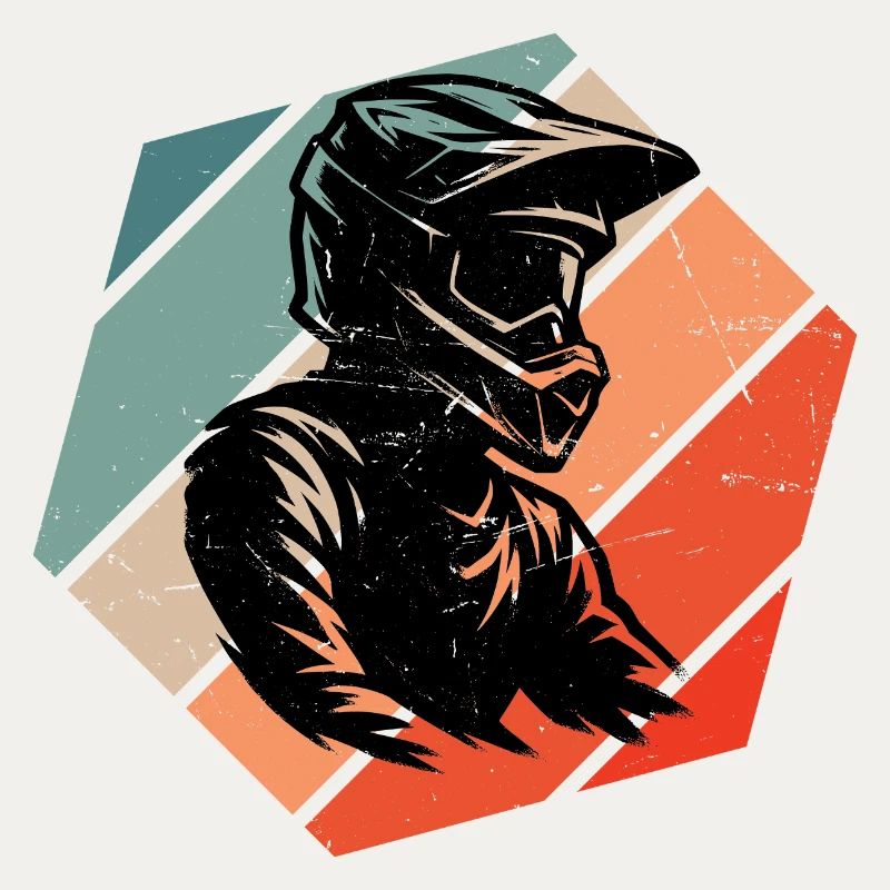 Conception compacte du motocross