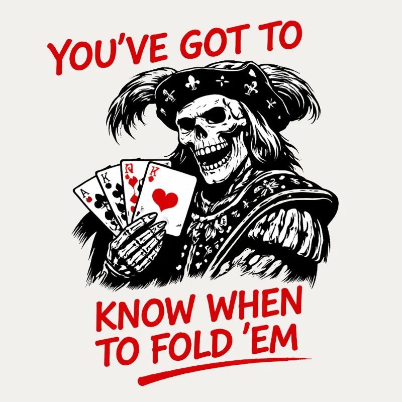 Pirate Skeleton Poker Wisdom