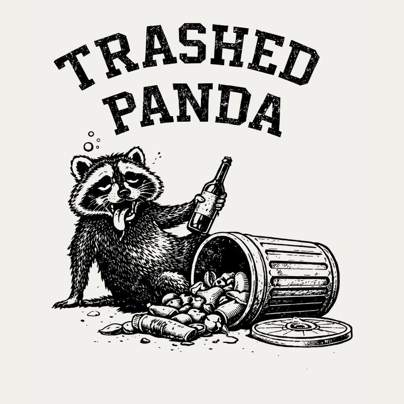 Trashed Panda