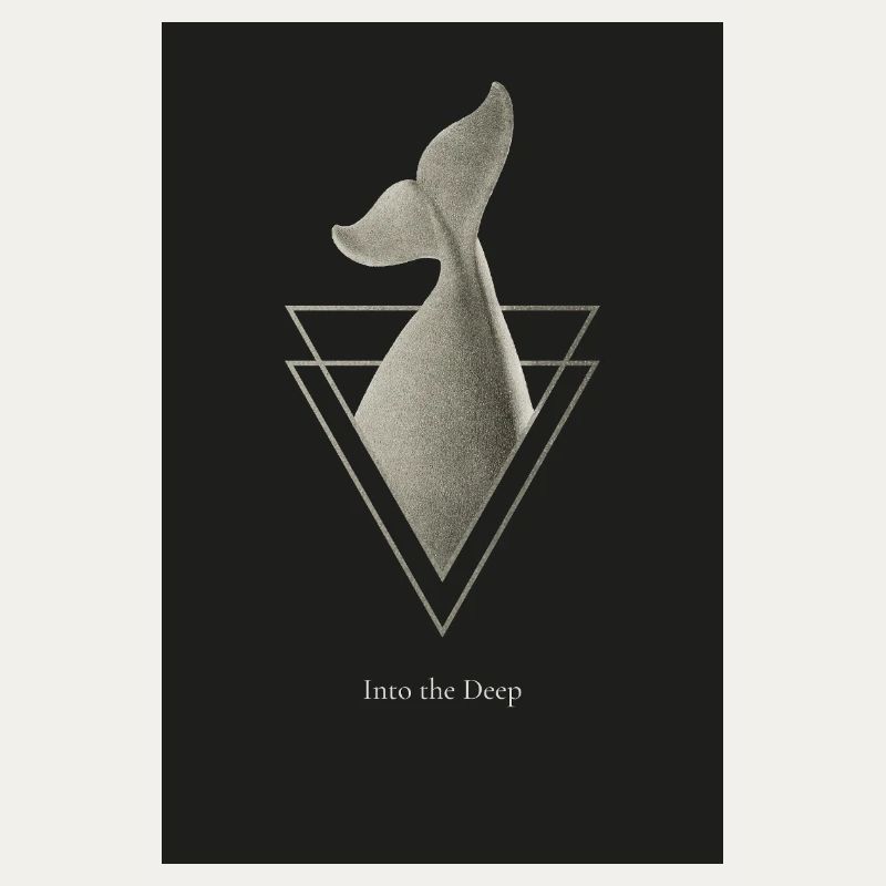 Into the Deep – Wal Poster Minimal Art