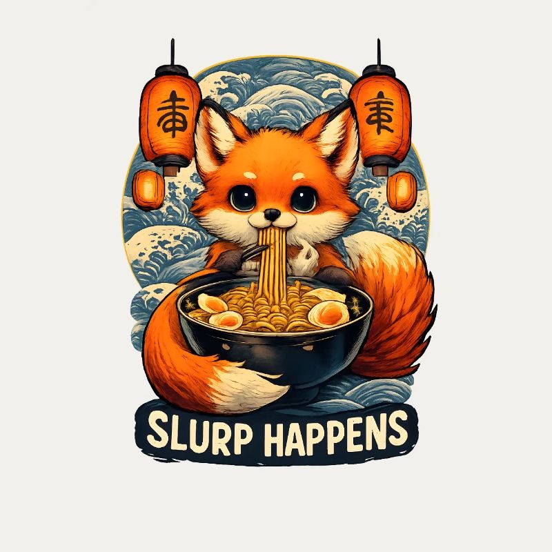 Fox Ramen Slurp Happens