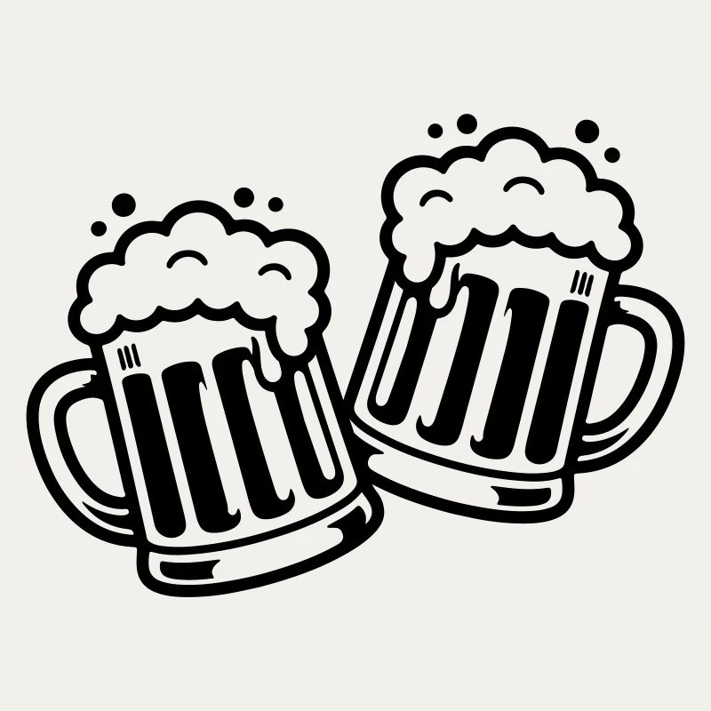 Bierkrug Prost Comic Bier