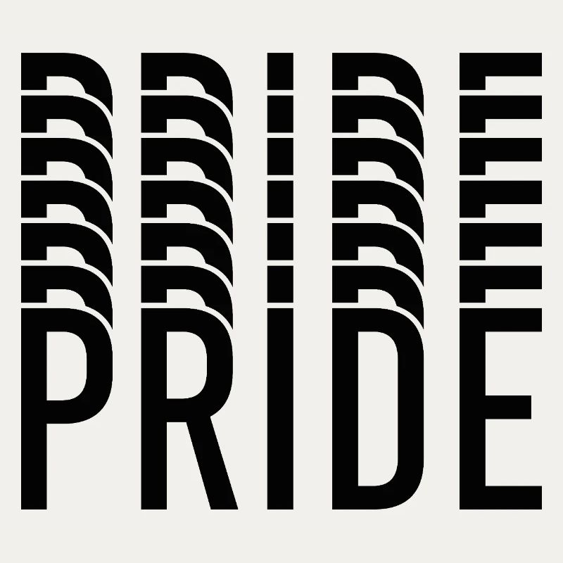Pride Typography Contrast Pattern