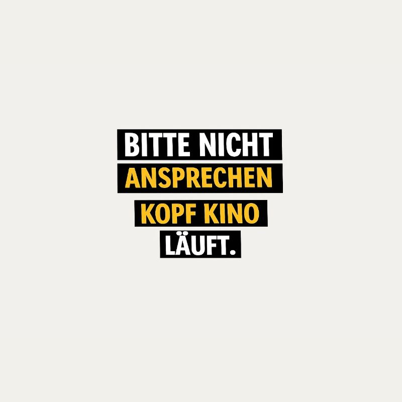 Bitte Nicht Ansprechen Kopf Kino Läuft