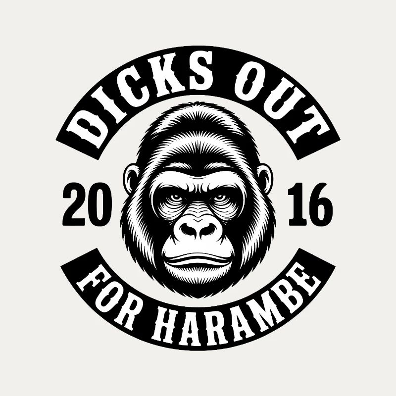 Dicks out for Harambe - Funny Meme T-Shirt