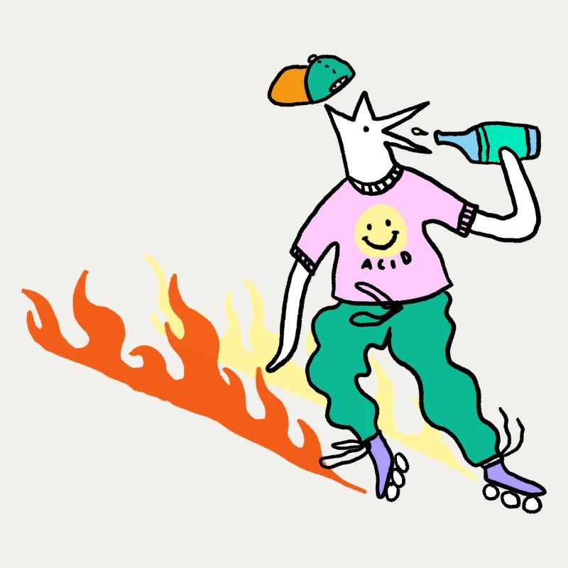 Roller_Skater_on_fire