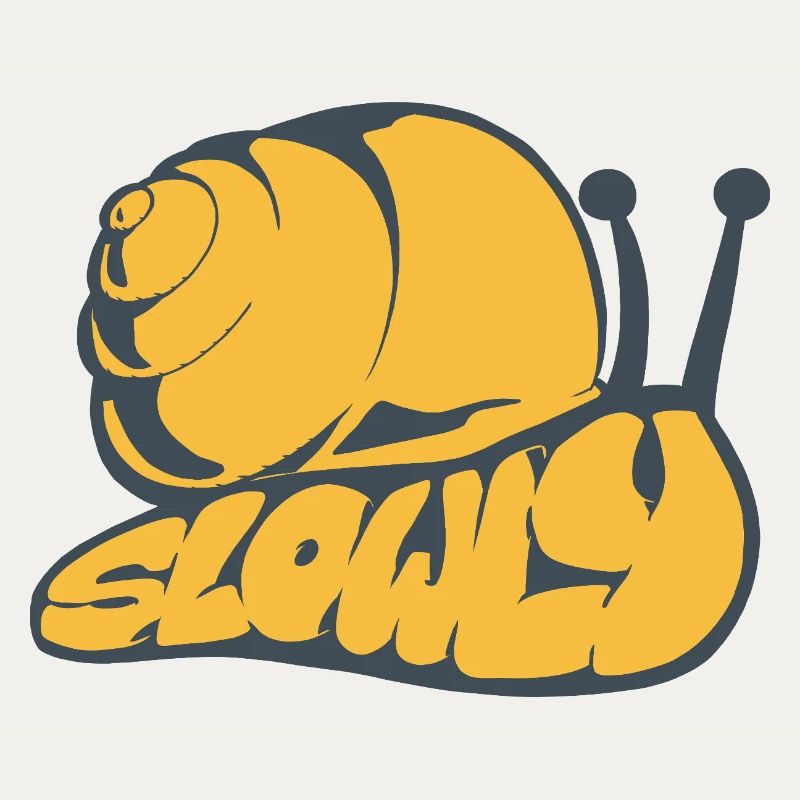 Langsam ein gezogenes Wort