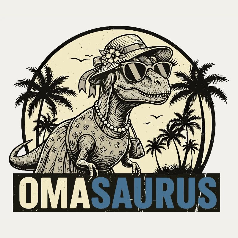 Omasaurus Rex – Lustiges Oma Dinosaurier Geschenk
