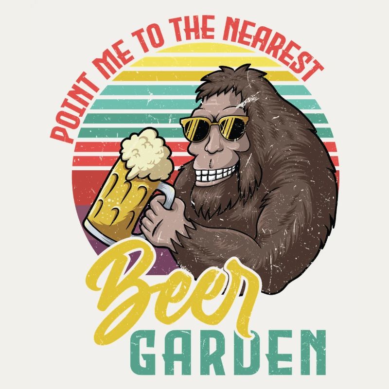 Sasquatch Biergarten Retro