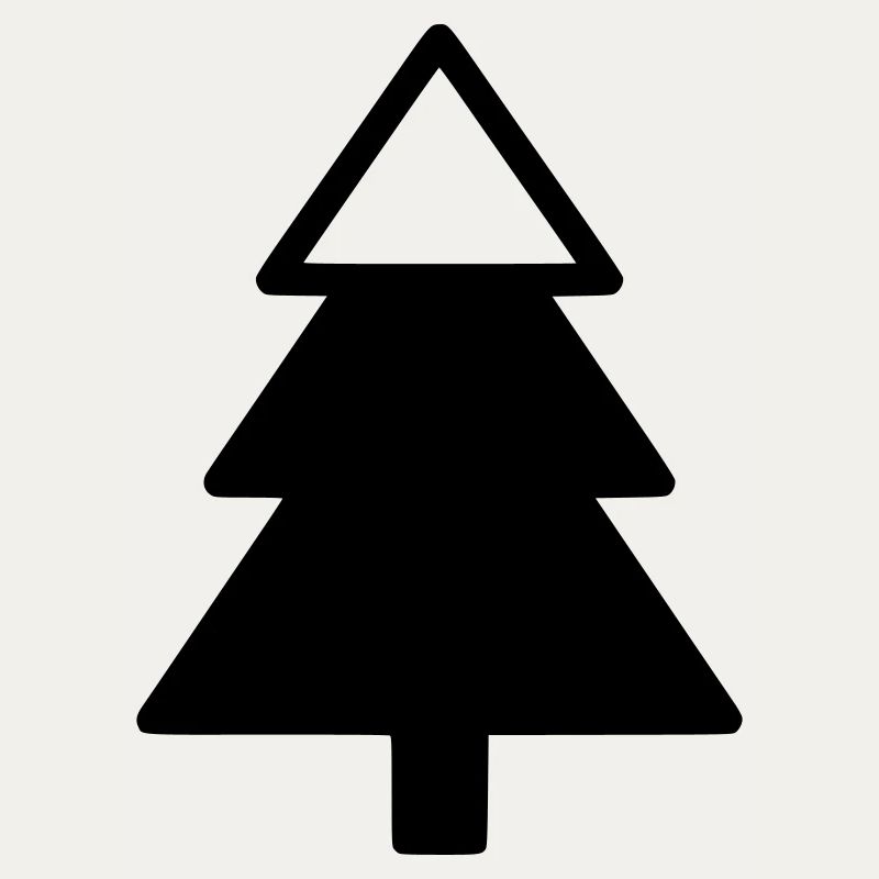 Fir Tree Forest Silhouette
