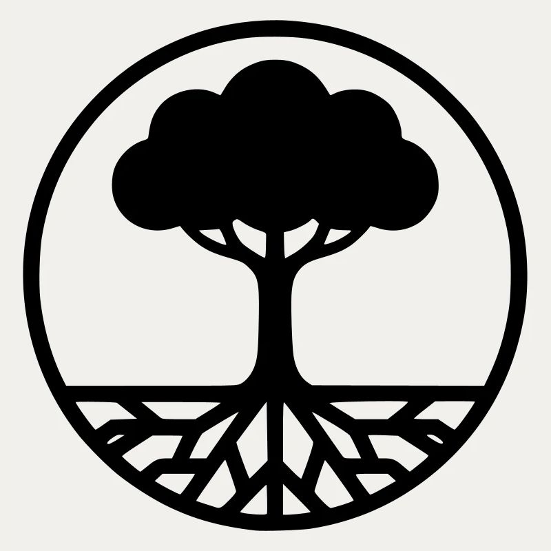 Baum des Lebens Silhouette