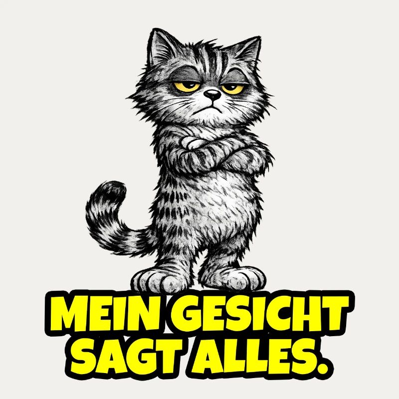 Mon visage en dit long. – Chef Chat (Grumpy)