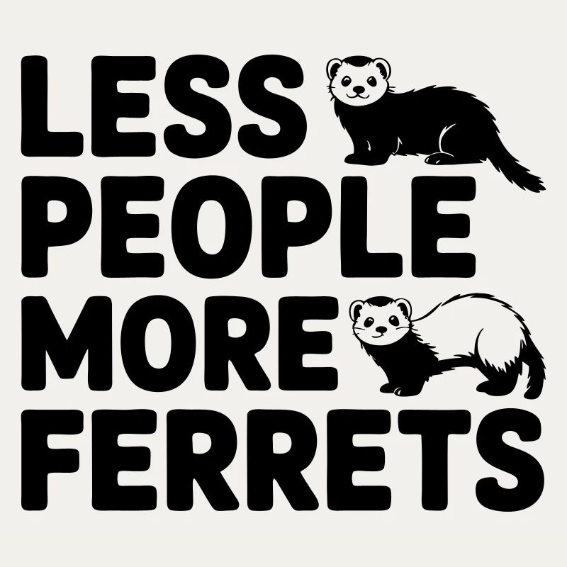 Frettchen - Moins de gens Plus de furets