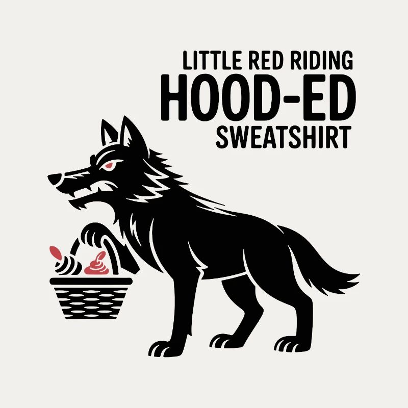 Märchen Wolf mit Korb