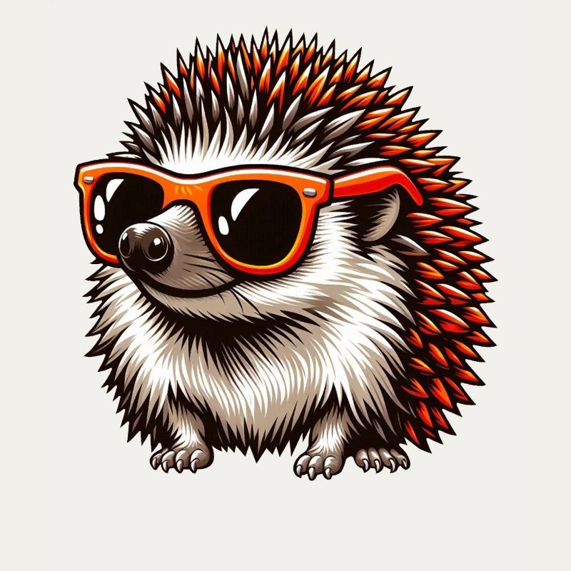 Igel Mit Sonnenbrille Igel Sarkasmus Tierliebhaber