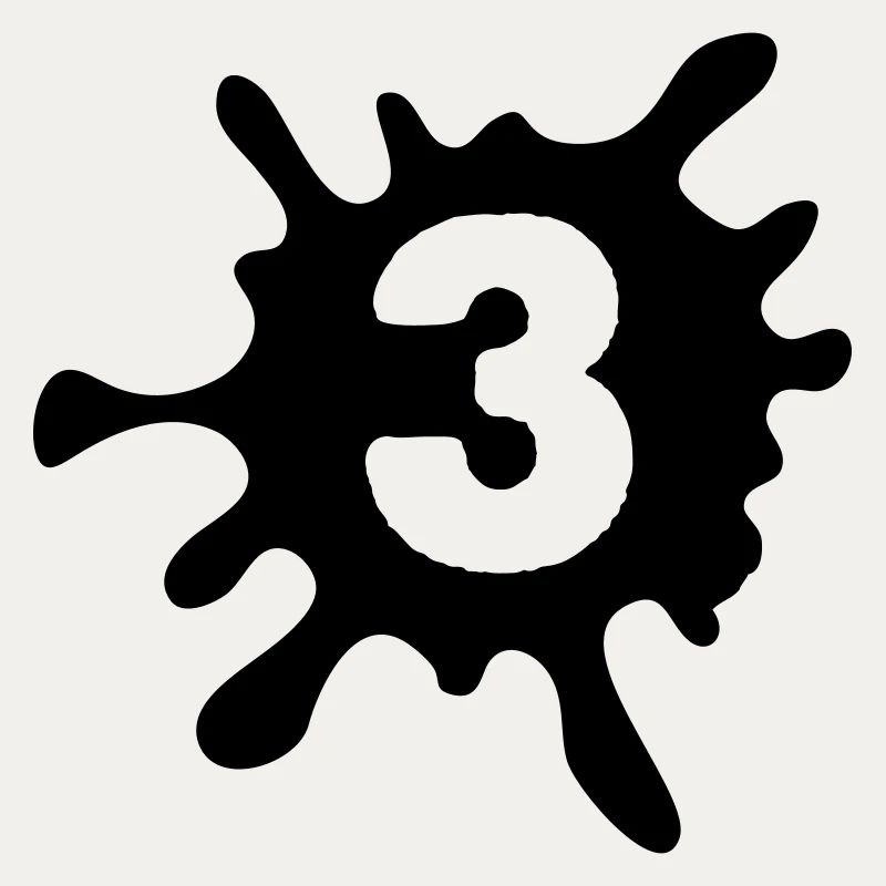 3 Klecks